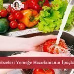 sebzeleri yemeğe hazırlama