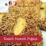 kaşarlı susamlı poğaça