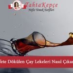 çay lekesi çıkarma