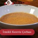 kereviz çorbası