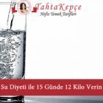 su diyet listesi