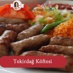 tekirdağ köfte yapımı