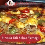 güveçte etli sebze
