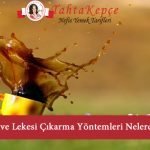kahve lekesi