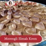 elmalı krem tatlı