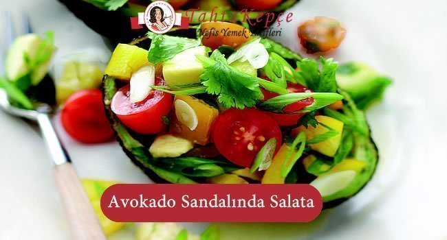avokado salata tarifi