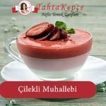çilekli muhallebi tarifi