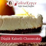 şekersiz cheesecake