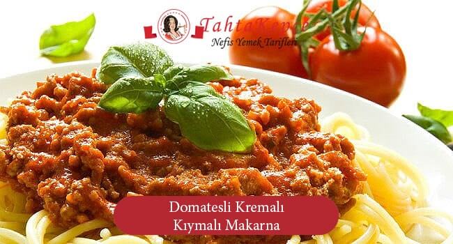 kıymalı makarna