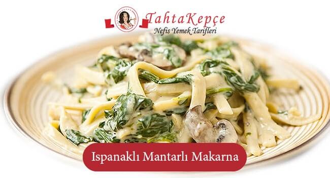 mantarlı makarna