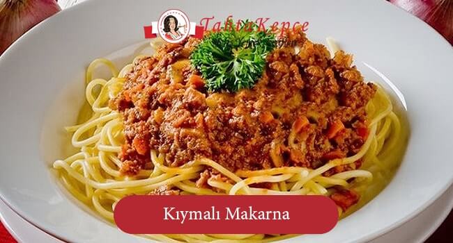makarna kıymalı