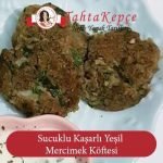 yeşil mercimek köftesi