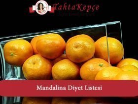 mandalina diyeti