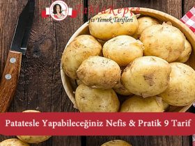 patatesle yapılan tarifler