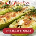 Peynirli Kabak Sandalı