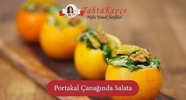 Portakal Çanağında Salata