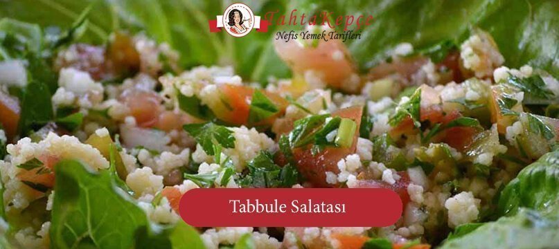 lübnan tabbule salatası tarifi