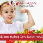 Çocukların Yaşlara Göre Beslenme Şekilleri