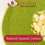 Bademli Ispanak Çorbası