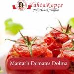 mantarlı domates dolması