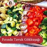 fırında tavuk gökkuşağı