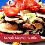 meyveli waffle