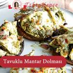 tavuklu mantar dolması