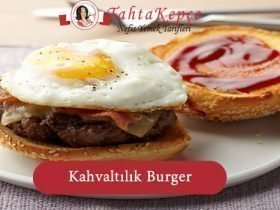 Kahvaltılık Burger tarifi
