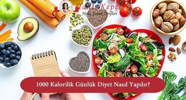 1000 kalorilik diyet