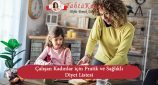 çalışan kadınlar için diyet listesi