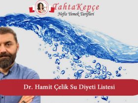 hamit çelik su diyeti